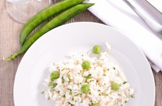 Risotto e piselli ("risi e bisi")