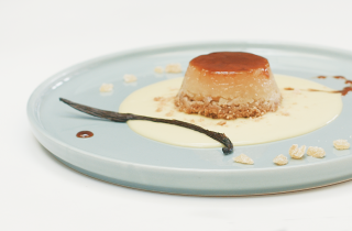 Tortini di mele con crumble all'amaretto e crema pasticcera