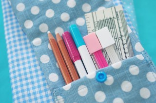 Tutorial astuccio portapenne: come cucirlo con la stoffa di riciclo
