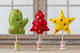 Addobbi natalizi fai da te in feltro: la tecnica base e 5 idee curiose