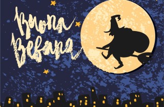Befana: i disegni da stampare e colorare per i bambini
