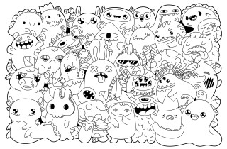 Disegni kawaii da colorare: 5 immagini gratis antistress