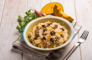 Risotto con zucca e funghi: come fare un ottimo primo piatto autunnale