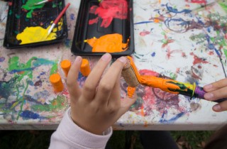 Riciclo creativo tappi sughero: la zucca di Halloween fai da te