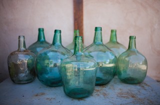 Decoupage su damigiana di vetro: tutorial e spiegazioni facili