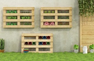 Fioriera verticale fai da te: come farla con i pallet