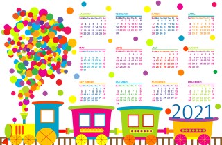 Calendario 2021 da stampare per bambini: 11 modelli gratis