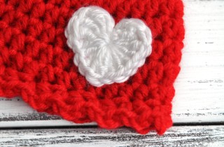 Cuore all'uncinetto facile: tutorial e schema