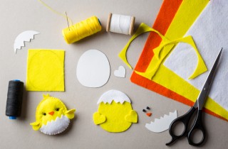 Lavoretti di Pasqua con pannolenci: come farli e 5 idee