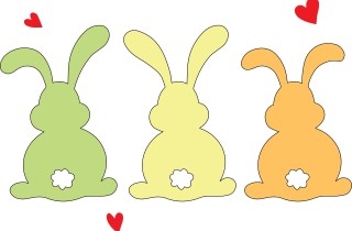 Sagome coniglietti pasquali da ritagliare: 9 immagini da scaricare gratis