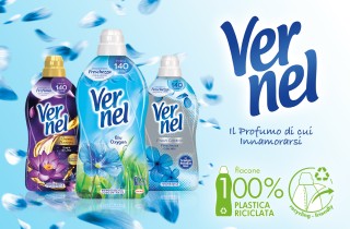 Gli ammorbidenti concentrati Vernel si prendono cura anche dell’ambiente