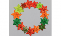 ghirlanda natale origami