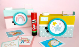 Macchine fotografiche giocattolo fatte in casa, con Pinkfrilly!