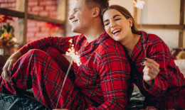 Pigiami natalizi di coppia
