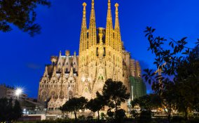 Barcellona capodanno inverno rambla musica colori
