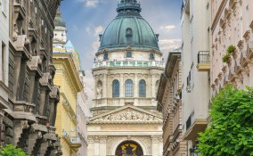 Budapest, ponti, sul, Danubio