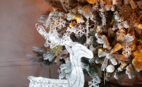 natale albero luci decorazione