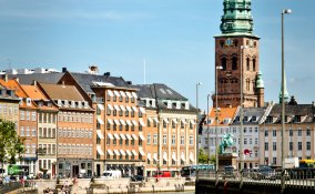 Copenhagen Danimarca centro cittadino città