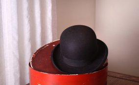 cappelliera, cappelliere, decoupage, hobby, fai da te