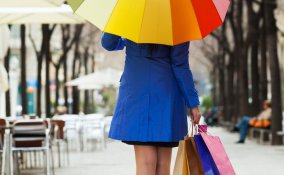 ombrello, pioggia, stile, tendenze