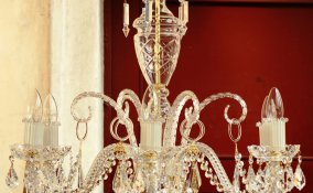 come pulire lampadario gocce cristallo