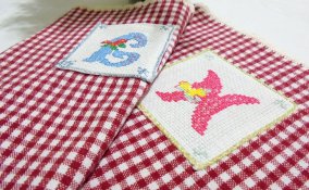 regali san valentino fai da te, tovaglietta colazione fatta a mano