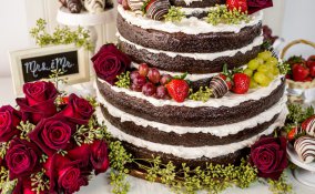 torta nuziale, naked cake, matrimonio