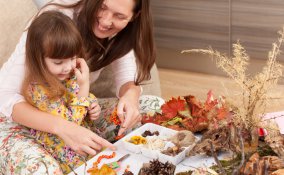 lavoretti autunnali bambini, lavoretti autunno