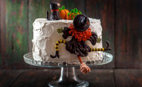 torta halloween pasta di zucchero, cake design halloween
