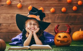 halloween, poesie, bambini