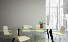 pulizia tavolo vetro