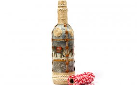 decorare bottiglie vetro