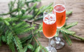 natale, cocktail, spumante