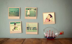 foto effetto polaroid, collage foto fai da te