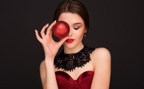 Natale, makeup, truccarsi