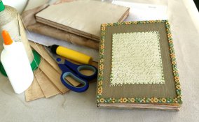 agenda 2018 fai da te, rivestire copertina, rivestire agenda