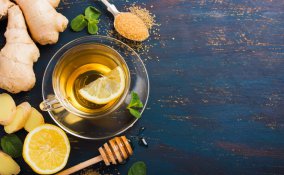 tisana, zenzero, miele