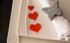 decorazioni tavola san valentino