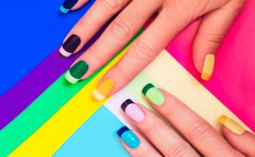 nail art, nastro adesivo, disegni