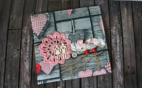 scrapbooking album matrimonio
