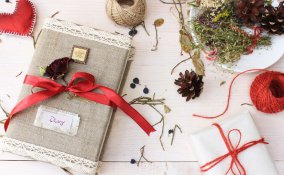 decorare agenda, copertina, idee originali