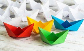 barchetta di carta origami, come fare una barchetta di carta