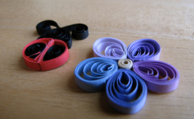 festa mamma quilling, biglietto quilling fai da te