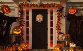 halloween, festa, decorazioni