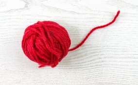 scritte decorative lana