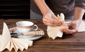 Come piegare tovaglioli