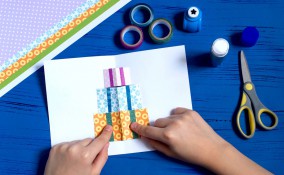 biglietti, natale, fai da te