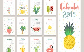 calendario 2019 da stampare, agenda 2019 da stampare