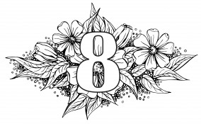 festa della donna disegni, disegni da colorare festa della donna