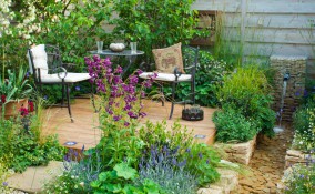 arredamento, giardino piccolo, come decorarlo